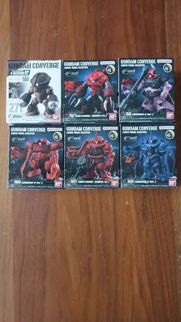 GUNDAM CONVERGE 지온군 6체 세트