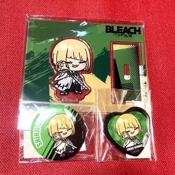 BLEACH 669 히라코 신지 아크릴 스탠드 캔뱃지 하트 캔뱃지