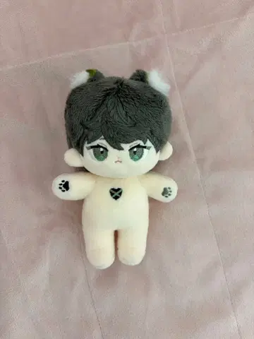 고양이 귀 달린 봉제 인형 10cm