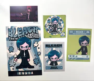 BLEACH 이시다 우류 메디코스 캔뱃지 카드 포스카 특전