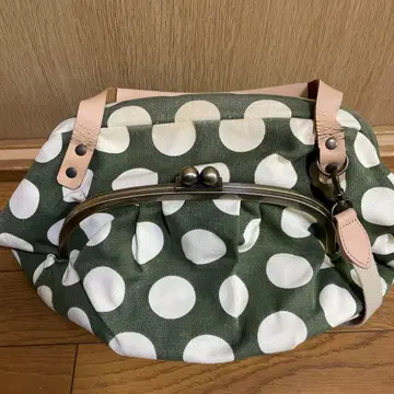 AYANOKOJI 원형 가마구치 핸드백 AYANOKOJI 숄더 끈 포함