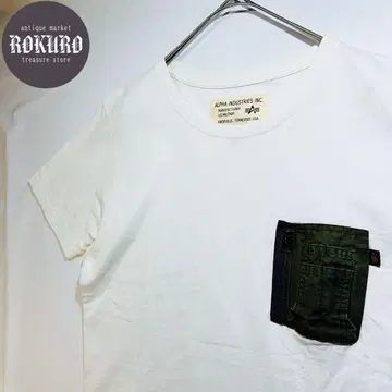 ALPHA INDUSTRIES 알파인더스트리 포켓 반팔 T셔츠 M