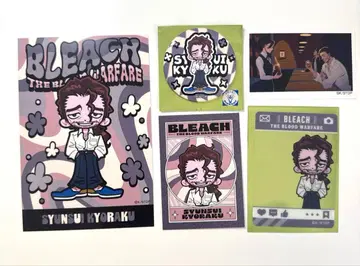 BLEACH 쿄라쿠 슌스이 메디코스 캔뱃지 카드 포스카 특전