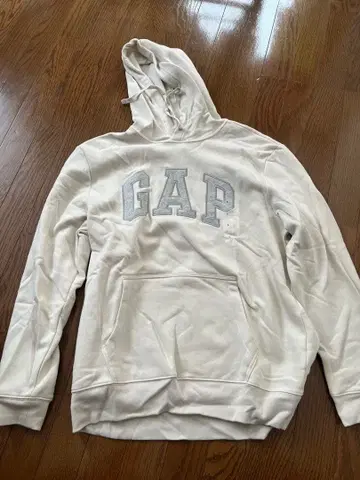 GAP 아이보리 후드 부착 후드티 L 사이즈