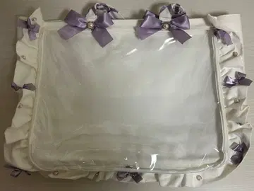 자카마트 A3 프릴 디자인 이타백용 토트백 탁한 라벤더