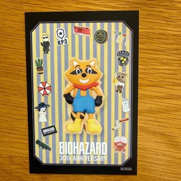 캡콤 스토어 바이오하자드 라쿤 군 구매 혜택 엽서 30주년