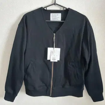 BAYFLOW 베이플로우 V넥 컷 블루종 가디건 아우터 블랙