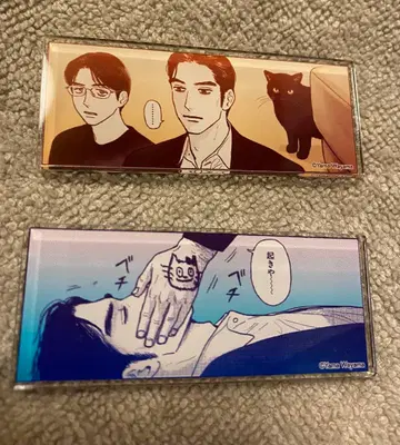 패밀리 레스토랑 가자. K다 가자. 팝업 아크릴 마그넷 2종 세트