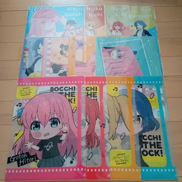 제일복권 봇치더록 Vol.2 G상 클리어 파일&스티커 세트