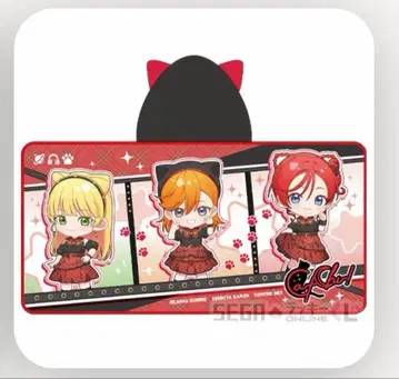 Liella 세가 럭키 쿠지 A상 후드 부착 담요 CatChu!