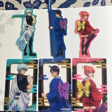 은혼 요시와라 대염상 난자타운 스티커 클리어 카드 만사야 세트