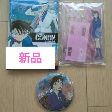 명탐정 코난 유미란(모리 란) 캔뱃지와 주얼리 스탠드