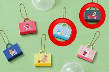 파밀리아 familiar 캡슐 토이 데님 백