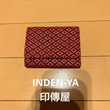 미사용 새상품 인덴야 코슈인덴 지갑 INDEN-YA 접이식 지갑