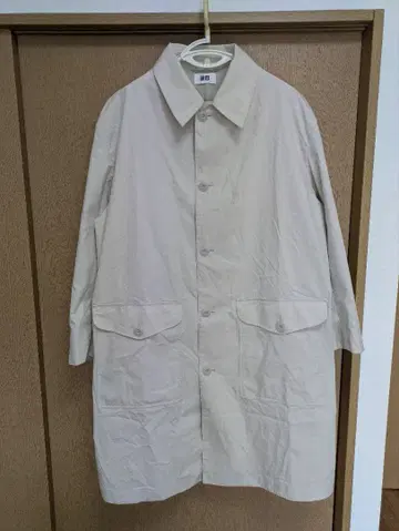 UNIQLO U 오버 사이즈 스텐카라 코트 XXL 30 내추럴