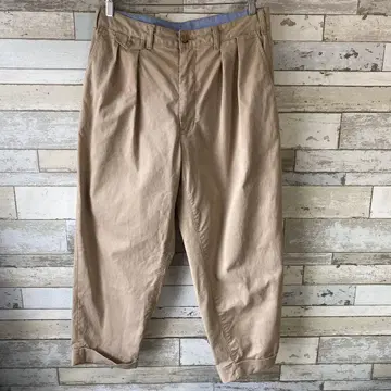 BEAMS+ 2 플리츠 치노 백명품 sizeM 11-23-0216-874