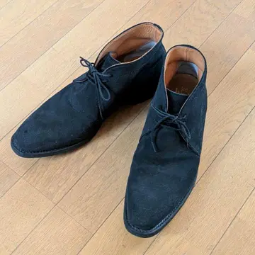 블랙 스웨이드 처카 부츠 Scotch Grain 25 1/2