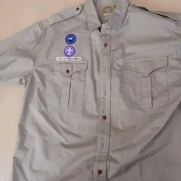 [ 보이 스카우트 ] 반팔 셔츠 와펜 포함 L180XS