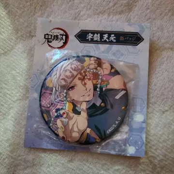 귀멸의 칼날 무빅 유곽편 신규 일러스트 전 집중전 우즈이 텐겐 캔뱃지