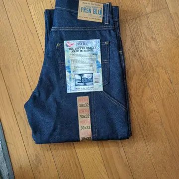 PRISON BLUES] Double Knee Jeans 14.50oz
