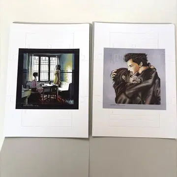 야자와 아이 NANA A C 가챠 페이퍼 캔버스 2종 세트