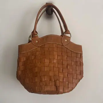 주케로 가죽 핸드백 버킷형