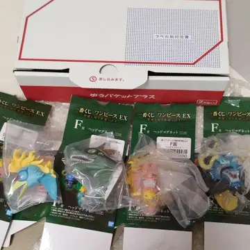 [박스 포함] 원피스 제일복권 EX F상 헤드 마그넷 전 4종 컴플리트