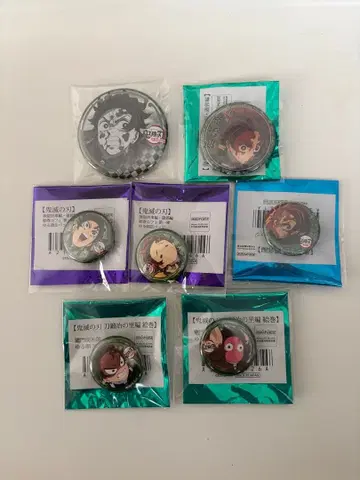 귀멸의 칼날 카마도 탄지로 캔뱃지 무한열차편 유곽편 멍한 얼굴 외 세트