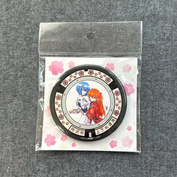 에반게리온 LED 맨홀 캔뱃지 아스카 레이