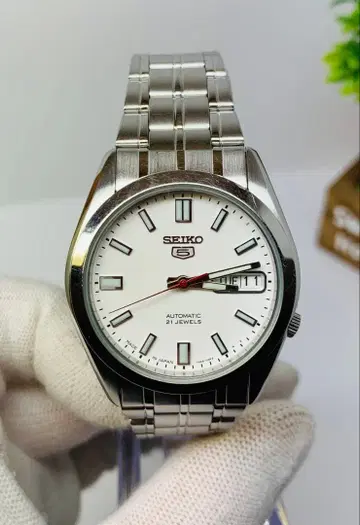 [새상품급] SEIKO 5 세이코5 자동 와인딩 남성용 손목시계