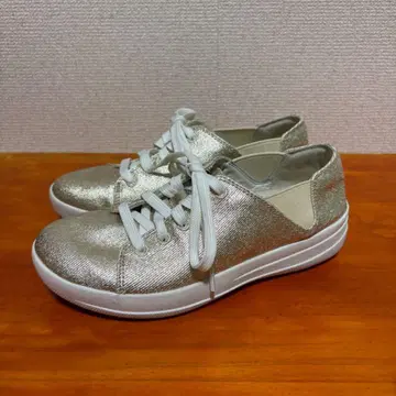 핏플랍 F-sporty 골드 22.5cm 스니커즈