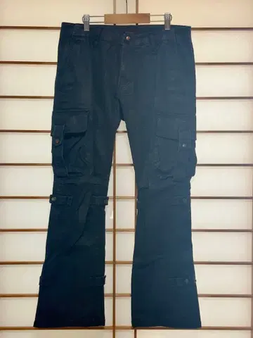 00s y2k TETE HOMME 본지티 플레어 카고 팬츠 아카이브