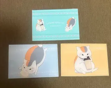 나츠메 우인장 냥코센세 아크릴 카드 겨울 의상