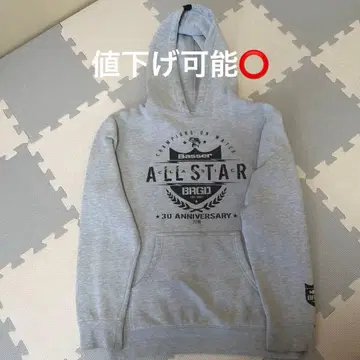 Basser ALL STAR 30주년 기념 후드티 그레이
