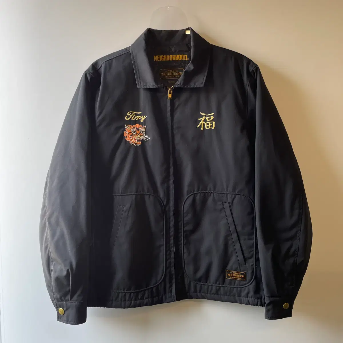 Neighborhood NEIGHBORHOOD Drifter Short Wool Check Jacket 