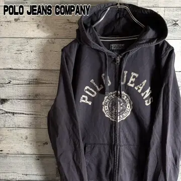 랄프 로렌 폴로 후드티 집업 네이비 여성용 L