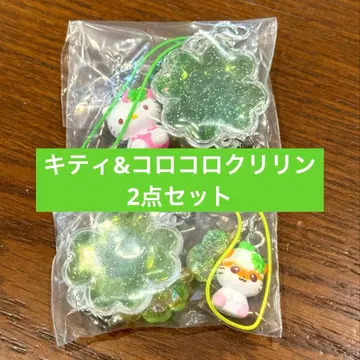 시크릿 클로버 스트랩 코로코로 쿠리린 & 헬로키티 세트