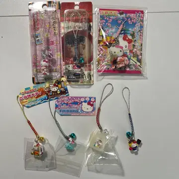 Hello Kitty 고토치 키티 스트랩 세트