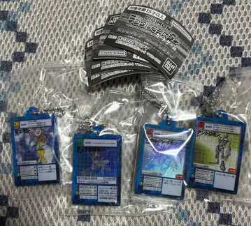 디지몬 카드 게임 아크릴 참 컬렉션 세트 디지몬