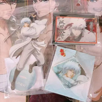 은혼 사카타 긴토키 백야차 아크릴 스탠드 아크릴 블록 아크릴 키링