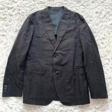 마가렛호웰 코튼 린넨 테일러드 자켓 블랙 L