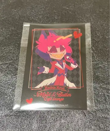 해즈빈 호텔 애니메이트 카페 알래스터 금박 카드