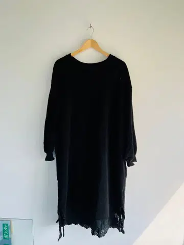 다크 그린 레이스 장식의 무릎 기장 원피스 사이즈 3 빅 사이즈