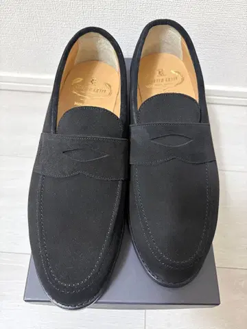 스코치 그레인 로퍼 스웨이드 24.5 미사용 새상품