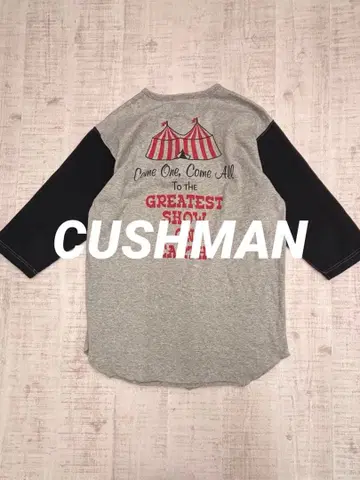 CUSHMAN 쿠시맨 7부 소매 T셔츠 롱T 아메카지