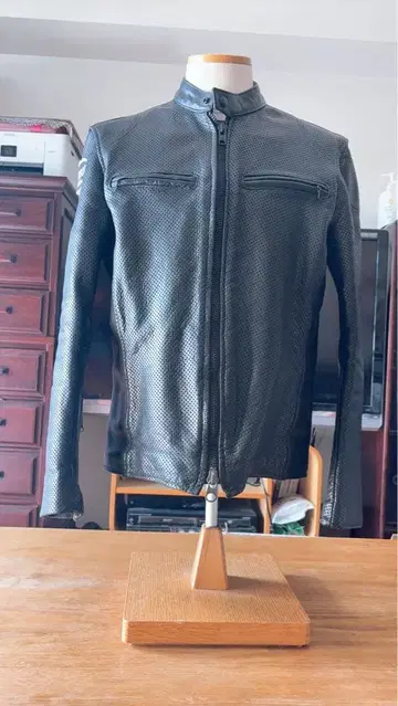 vanson 펀칭 가죽 원스타