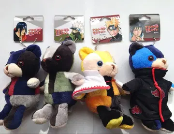 나루토 봉제 인형 4개 세트 약 15cm