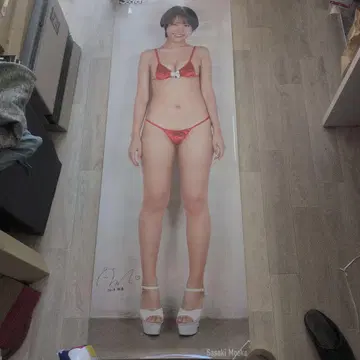 사사키 모에카 아사게 secret 등신대 포스터