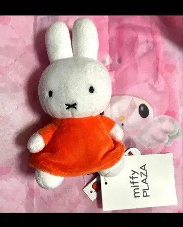 레어 미사용 새상품 미피 플라자 한정판 텍텍 마스코트