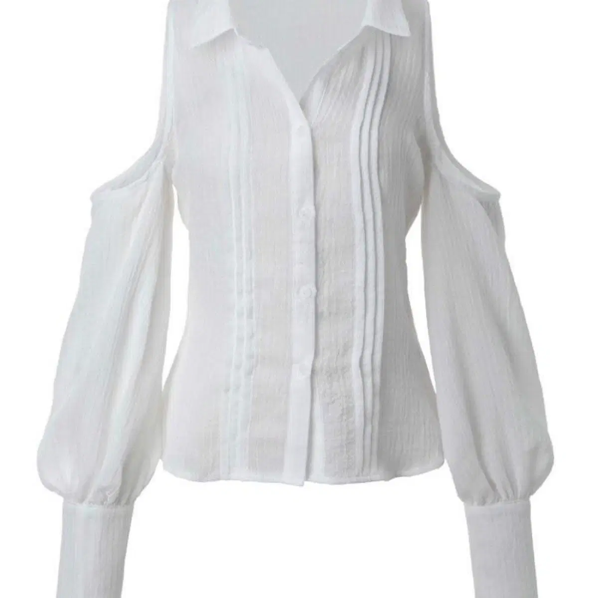 New product) Threetimes vintage frill shirt white m #쓰리타임즈 